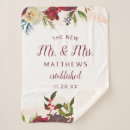 Search for wedding date blankets Newly weds