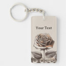Search for antique engraving key rings Rustic