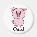 Search for farm magnets Cute pig