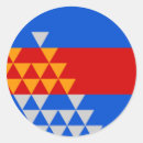 Search for native american tribe stickers Flag