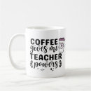 Search for teacher powered by coffee mugs Caffeine