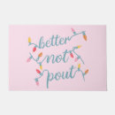 Search for pink christmas doormats Cute