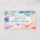 Search for cloud business cards Nanny