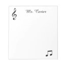 Search for music notepads Treble