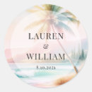 Search for palm wedding stickers Nautical