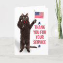Search for saluting cards Cat