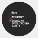 Search for not guilty stickers Cartoon