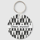 Search for pawn key rings Black and white