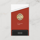 Search for fire department business cards Emergency