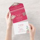 Search for fuchsia and gold wedding invitations Summer