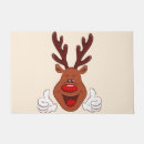 Search for christmas reindeer doormats Cute