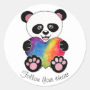 Search for panda heart stickers Cute animal