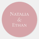 Search for dusty rose pink wedding stickers Boho