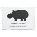 Search for hippopotamus pillowcases Cute