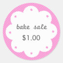 Search for bake sale stickers Homemade
