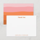 Search for pink and orange thank you cards Colourful