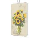 Search for sunflower car air fresheners Vase