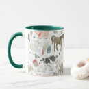 Search for cow horse mugs Rustic
