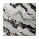 Search for black white marble pattern tiles Gold