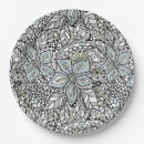 Search for black and white floral pattern plates Vintage