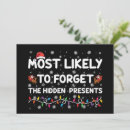 Search for winter season dinner party invitations Santa