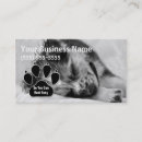 Search for pet and house sitting business cards Puppy