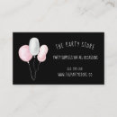 Search for party balloon business cards Watercolor