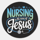 Search for christian nurse stickers Jesus