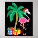 Search for christmas palm tree posters Santa claus