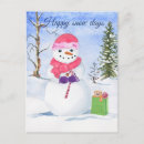 Search for candy canes postcards Snowman