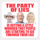 Search for lies stickers Republican