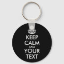 Search for keep calm and carry on key rings funny