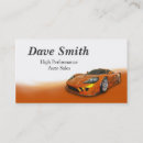 Search for used car sales business cards Professional