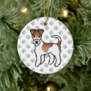 Search for white fox christmas tree decorations Dog