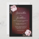 Search for burgundy black wedding invitations Unique