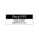 Search for graduation rubber stamps Graduation return address