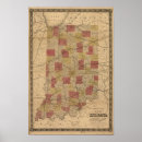 Search for indiana map art Railroads