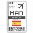 Search for madrid travel stickers Vacation