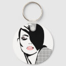 Search for woman face key rings Modern