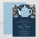 Search for tea party baby boy shower invitations Floral