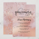 Search for sweet 15 quinceanera invitations Watercolor