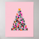 Search for pink christmas tree art Retro