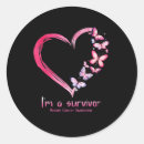 Search for breast cancer butterfly stickers Blessed