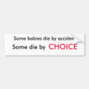 Search for some bumper stickers Abortion