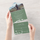 Search for mountain destination wedding invitations Simple