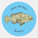 Search for fish cartoon stickers Ocean