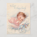 Search for newborn baby postcards Girl