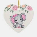 Search for pink elephant christmas tree decorations Animal