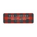 Search for flannel return address labels Plaid