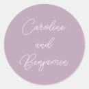 Search for lilac wedding stickers Modern